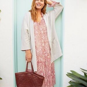 DONNI. Tan/Cream Jacket